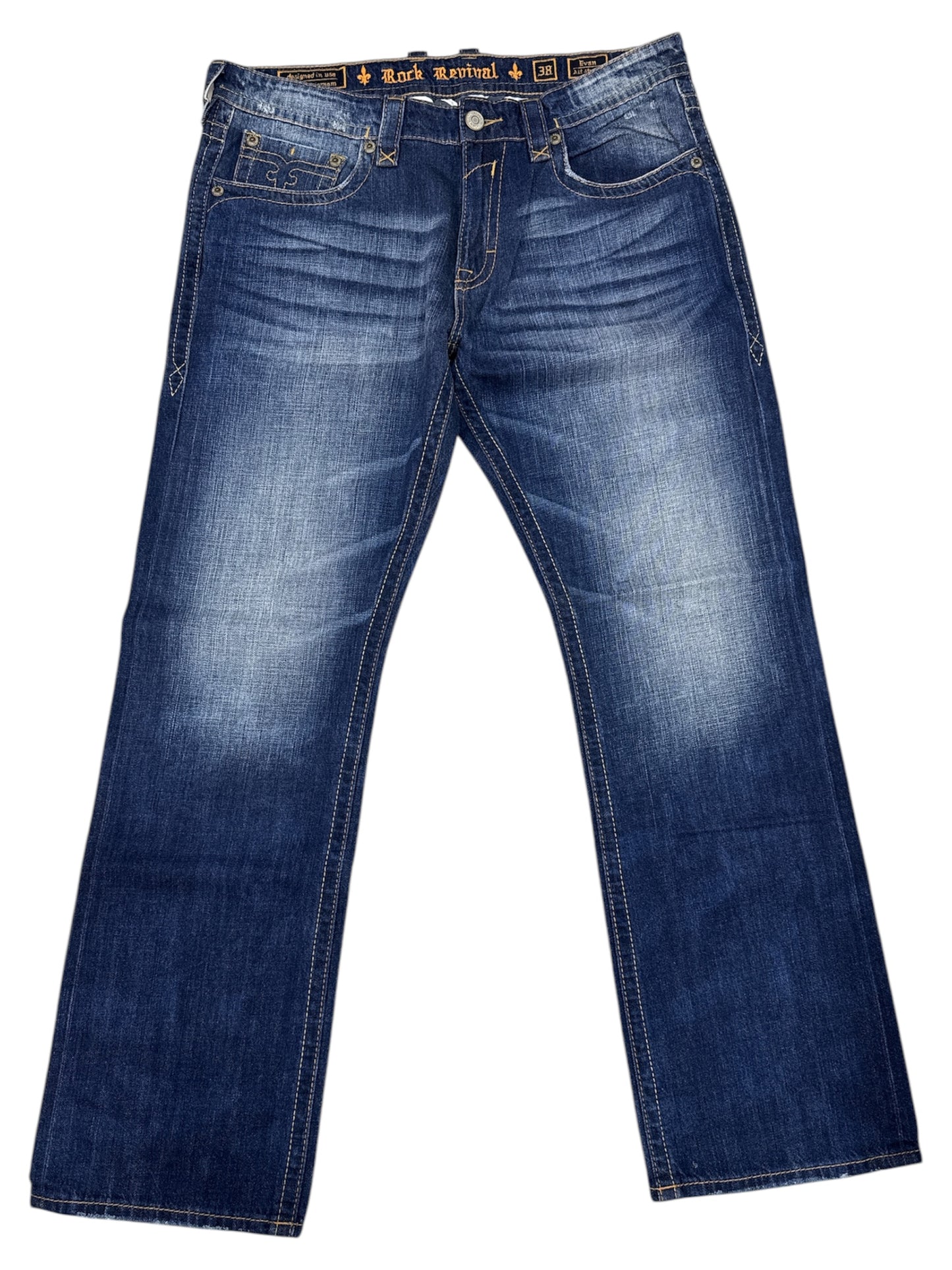 Jeans Rock Revival all Straight Evan 38