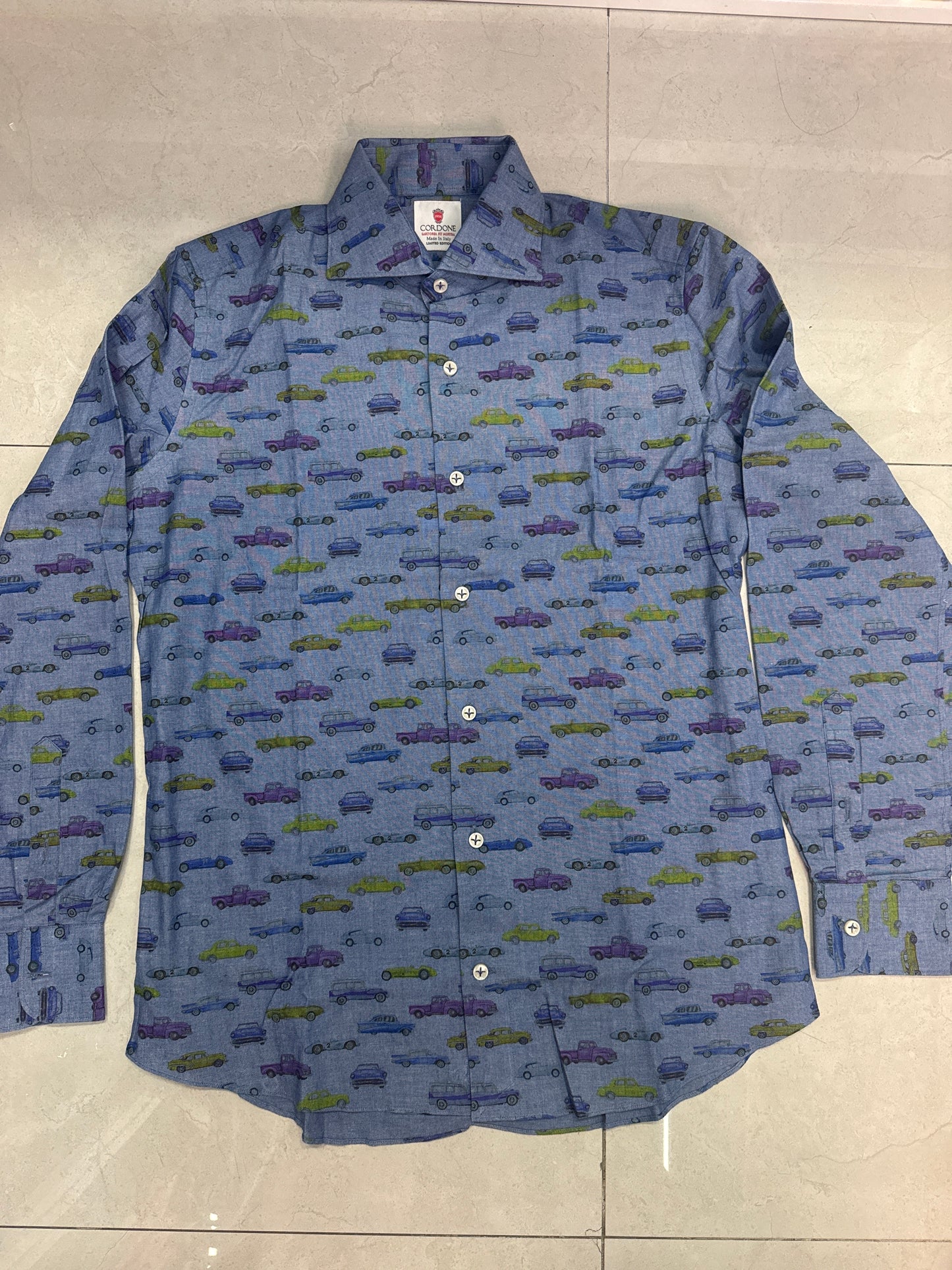 Camisa Cordone Sartoria su Misura manga larga