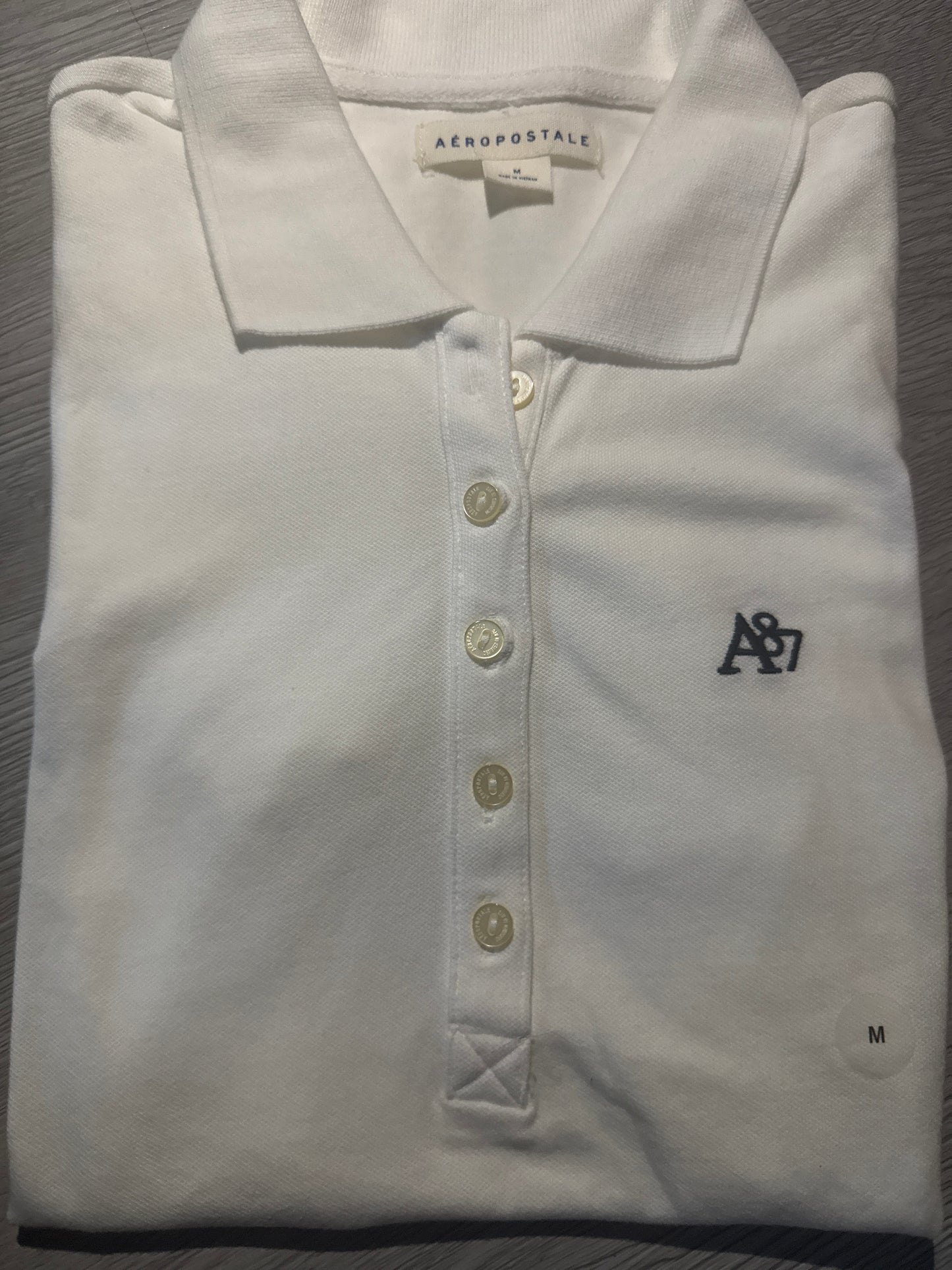 Polo Aeropostale White