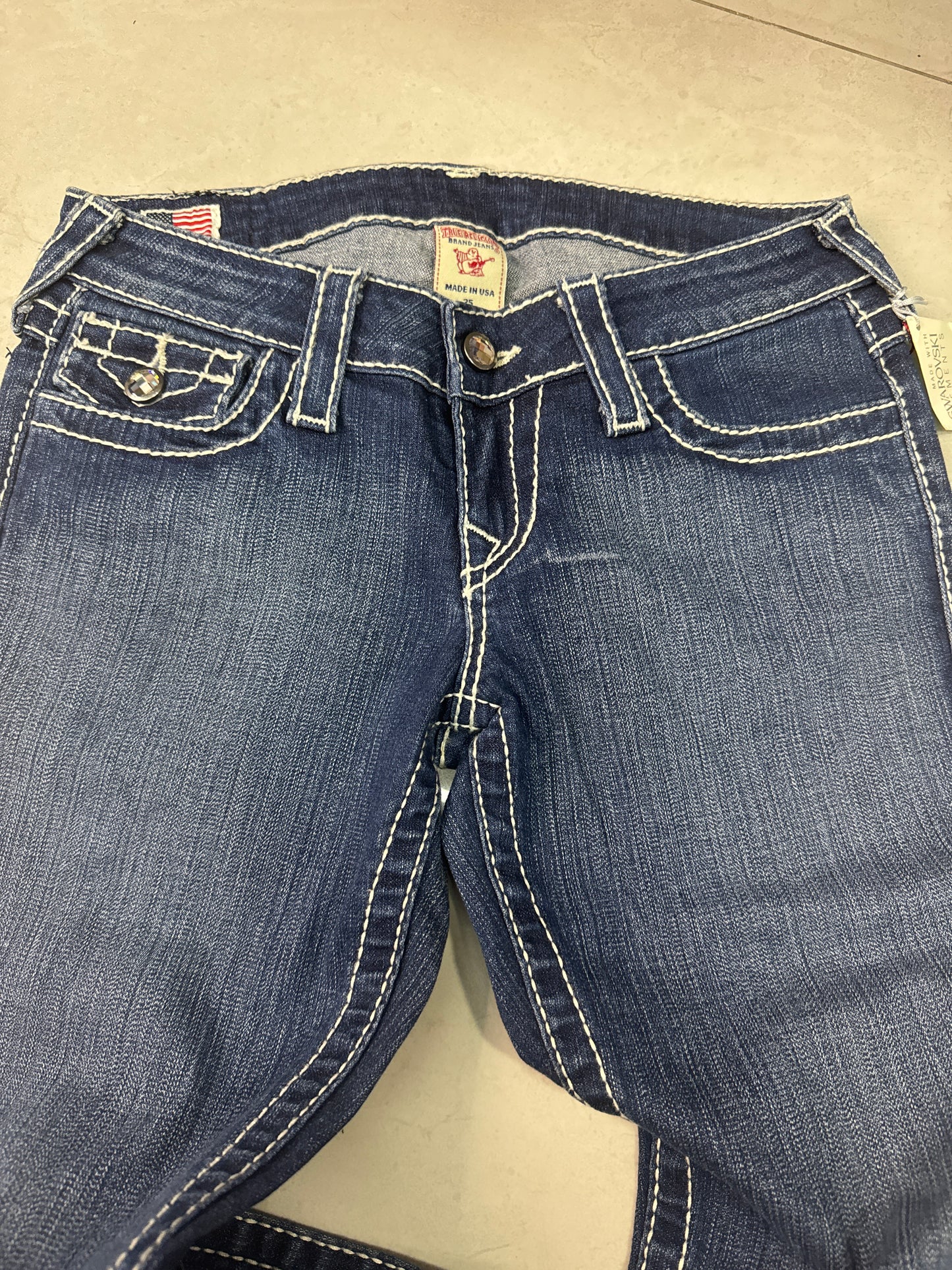 Jeans True Religion Shm Memphis billy Chessboard Crystal Big T 25
