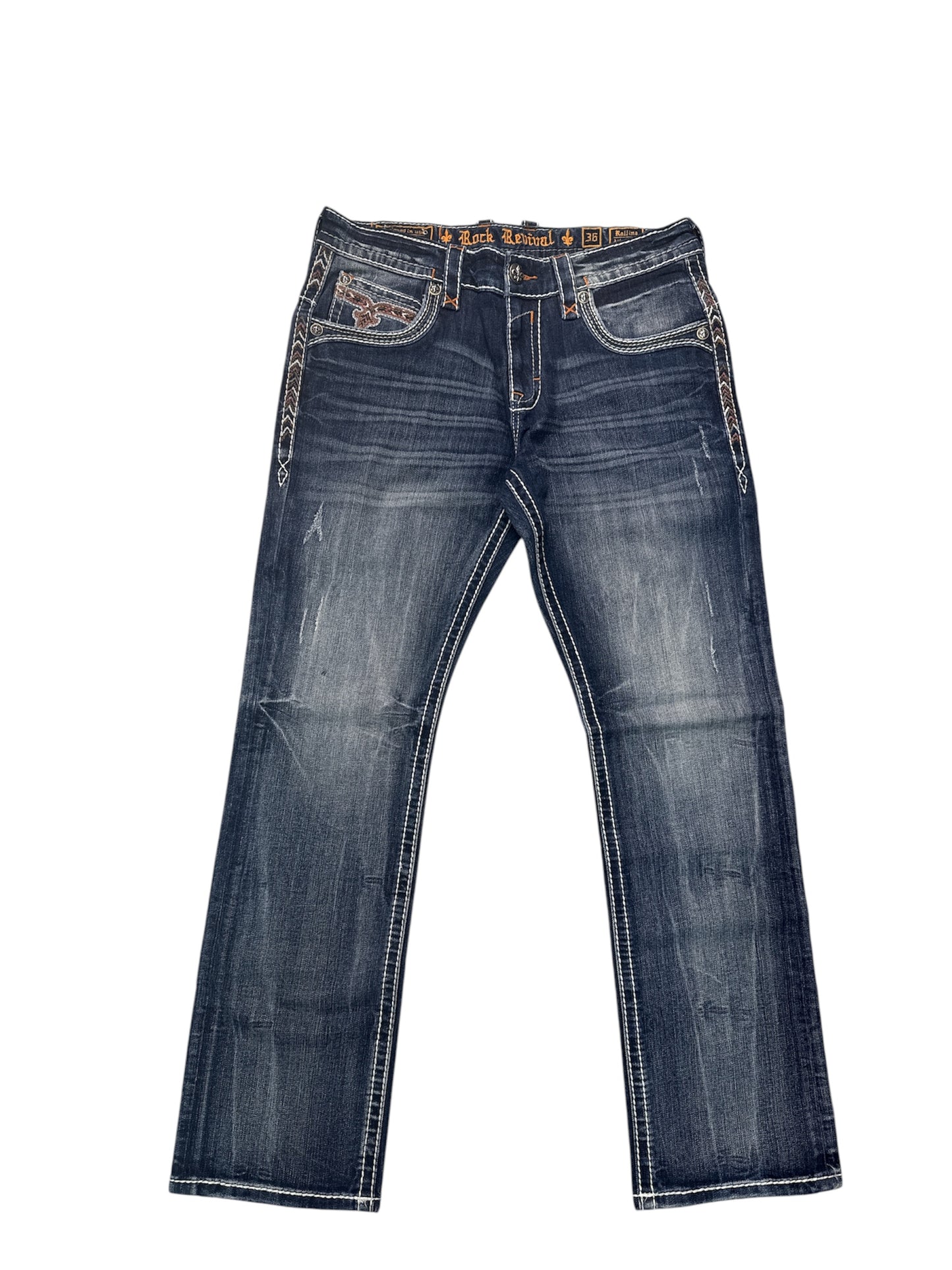 Jeans Rock Revival Straight Rollins
