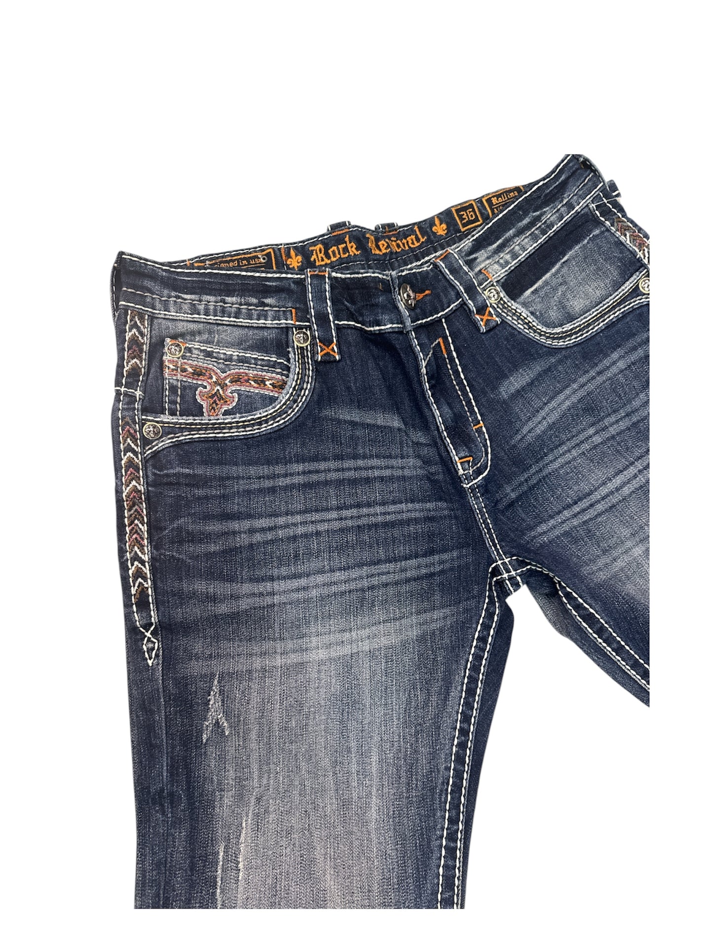 Jeans Rock Revival Straight Rollins