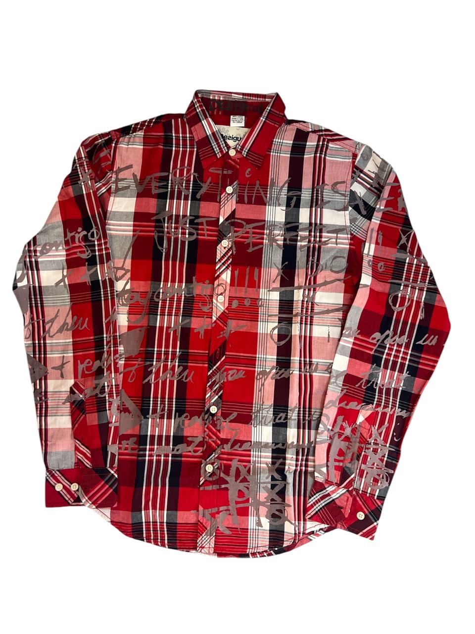 Camisa desigual manga larga S