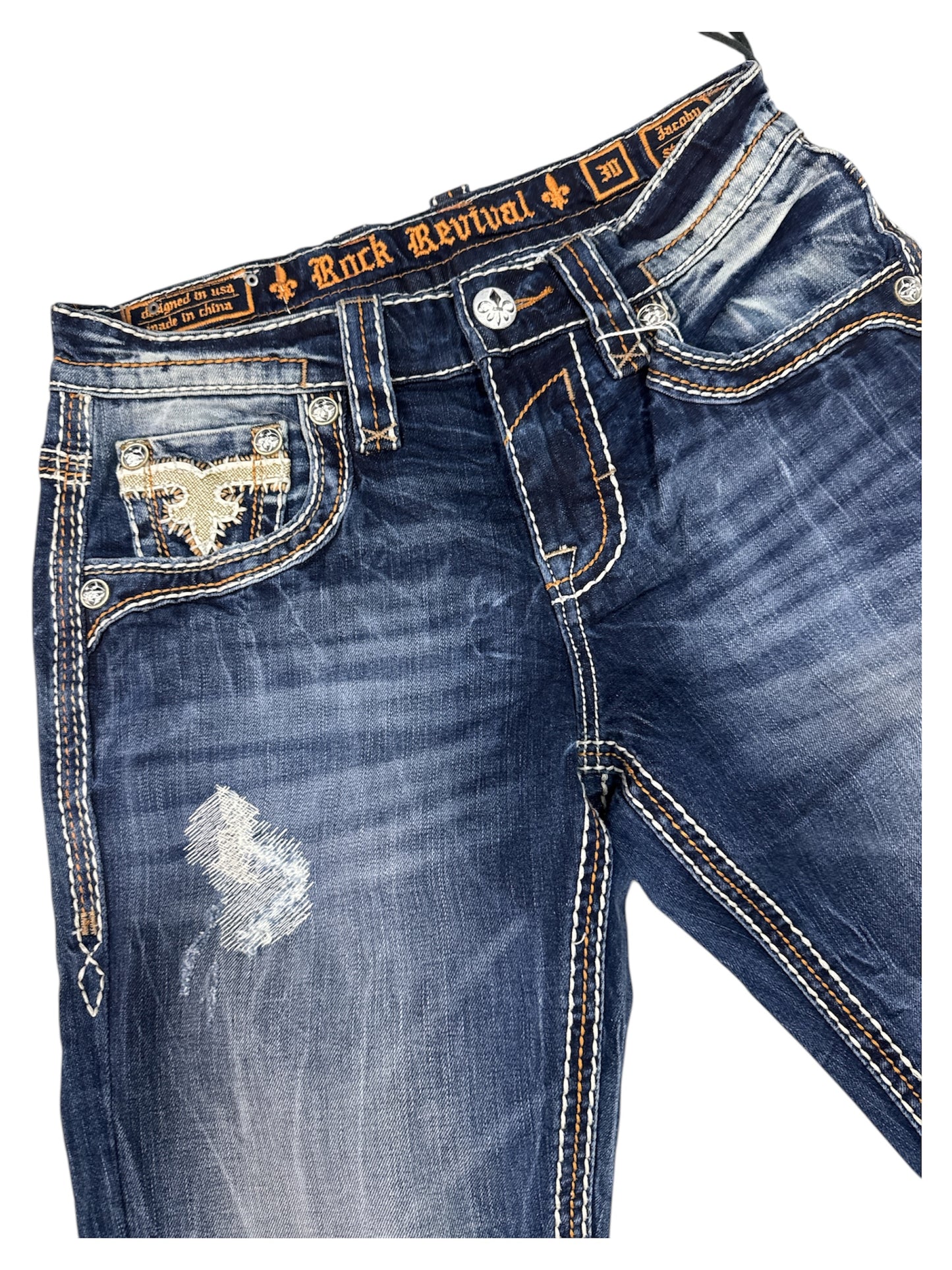 Jeans Rock Revival straight Jaboby