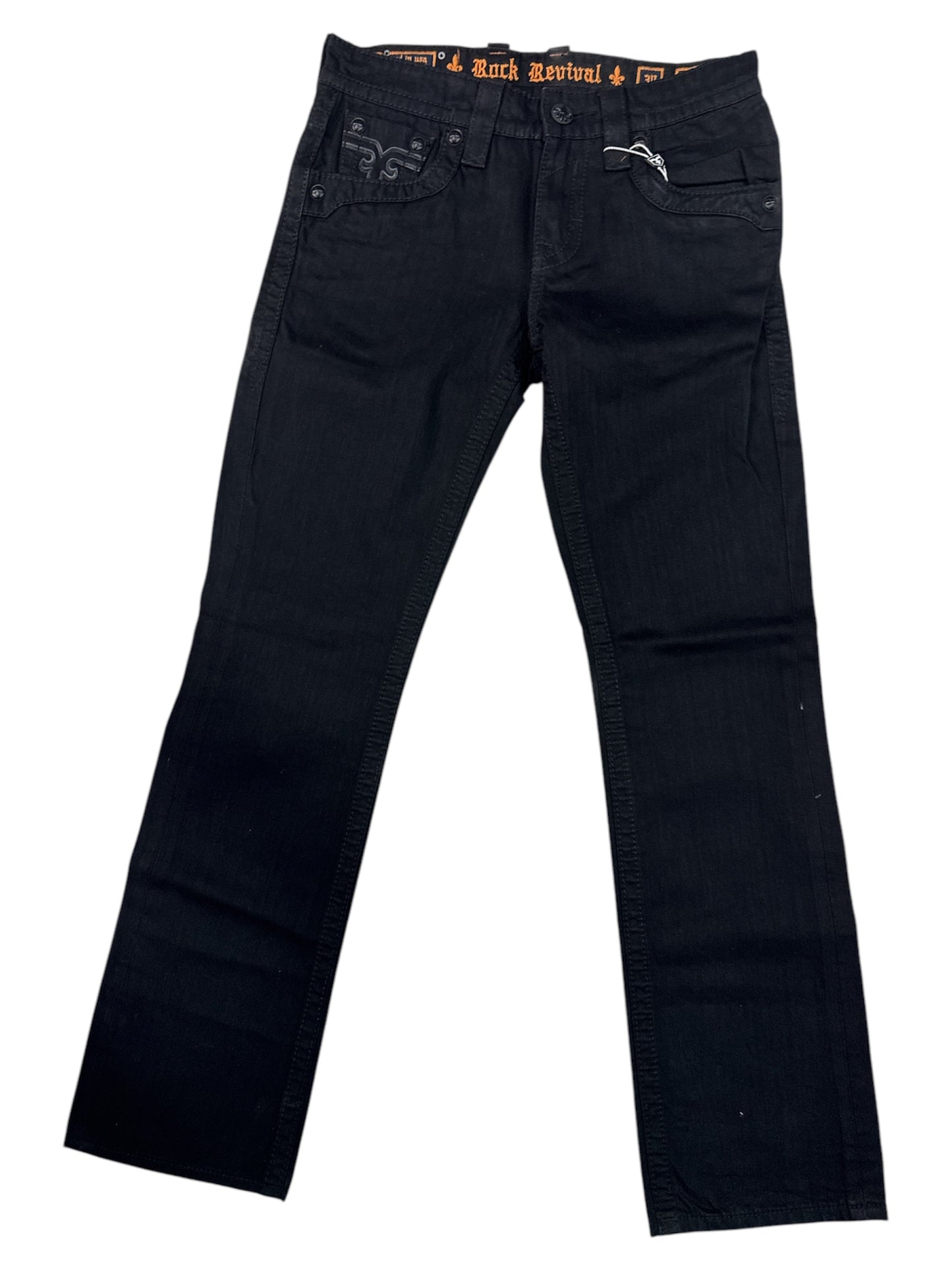 Jeans Rock Revival straight Steven black