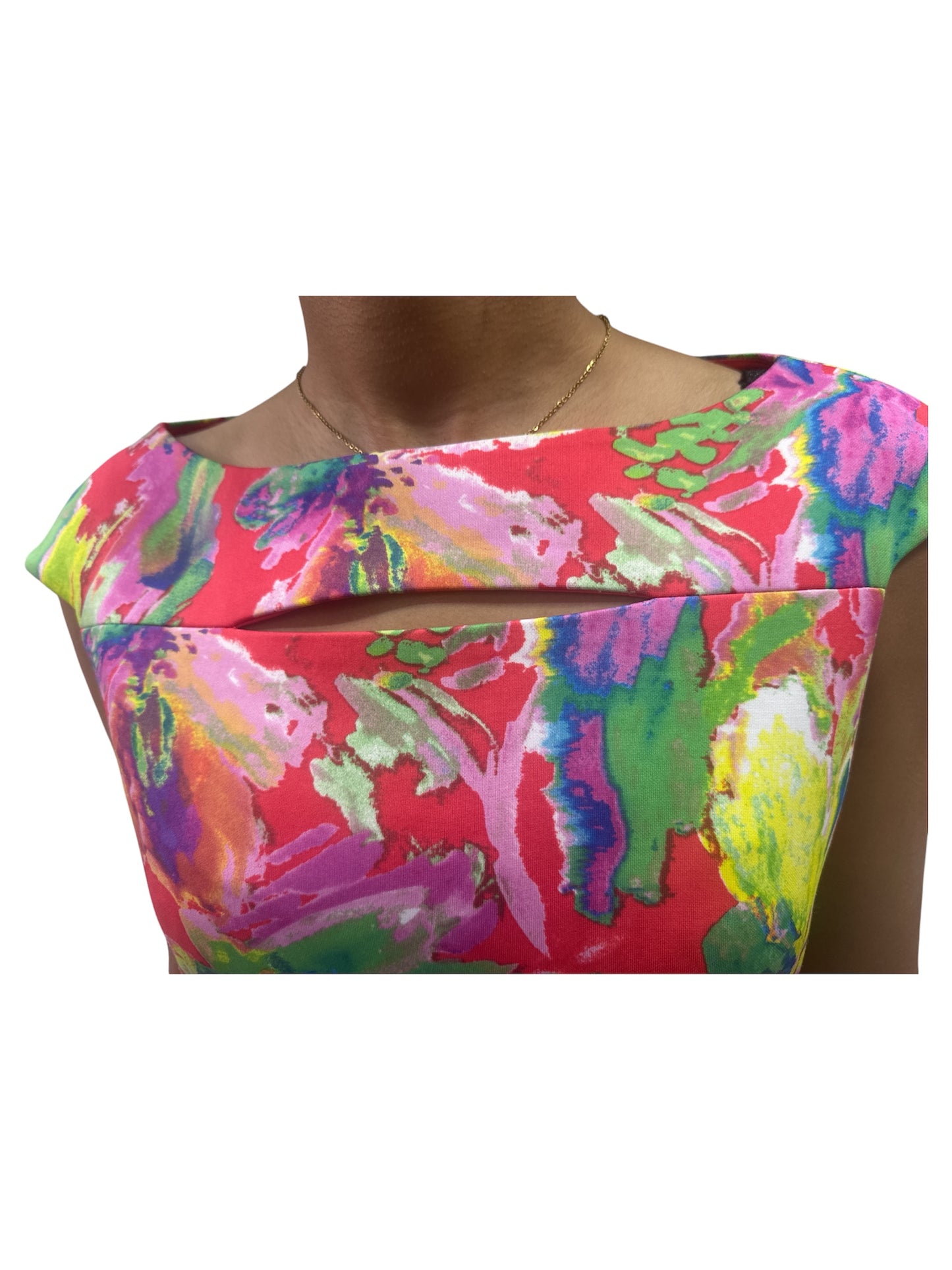 Vestido Tahari múlti color