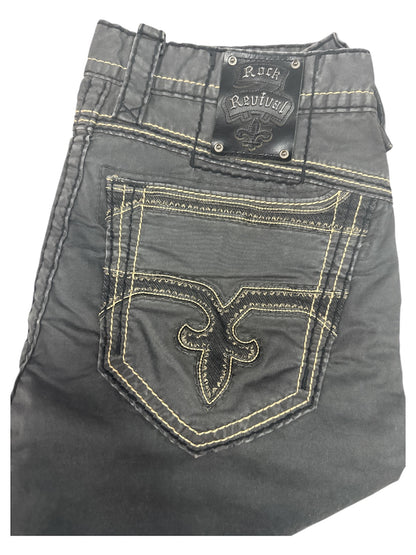 Jeans Rock Revival straight Verde 33