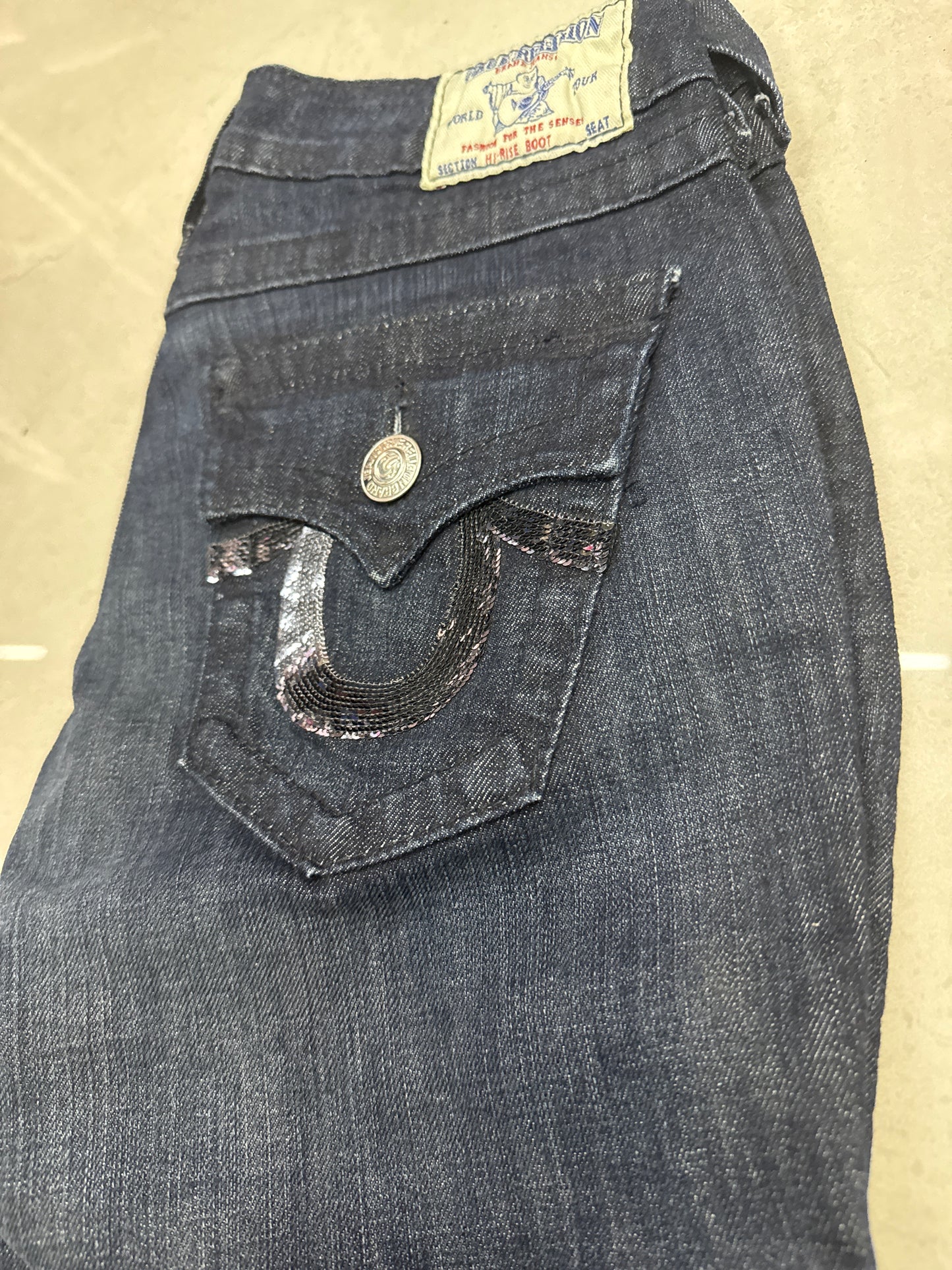 Jean True religion Lonestar Hi-Rinse boot Gunme 27