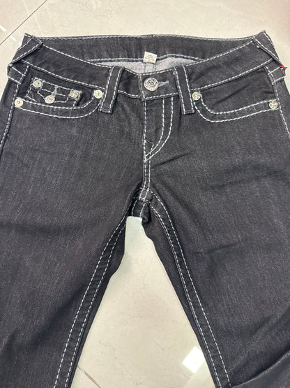 Jeans True Religion Body Rinse straight wflps Big T grey plum