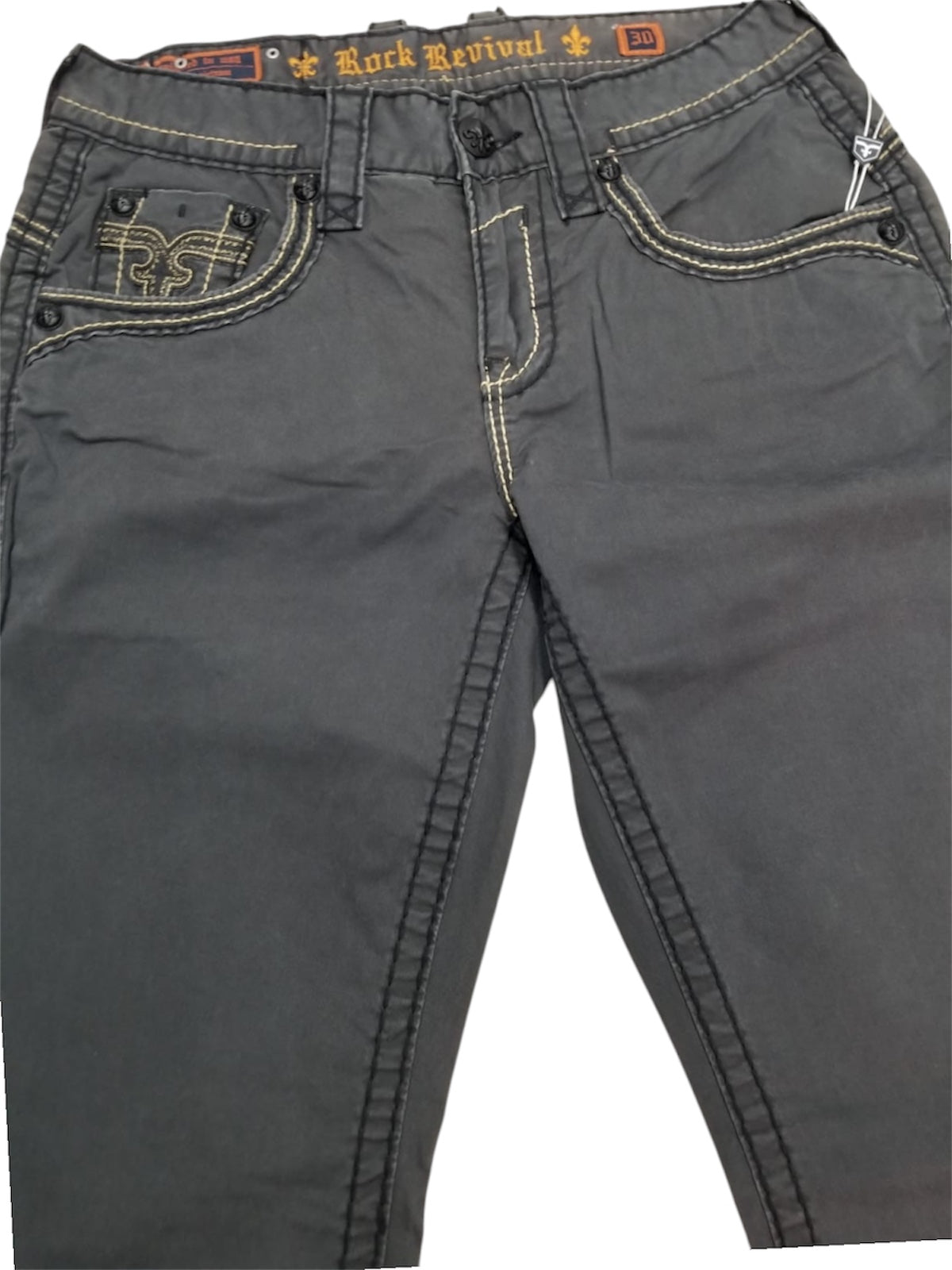Jeans Rock Revival straight Verde 33
