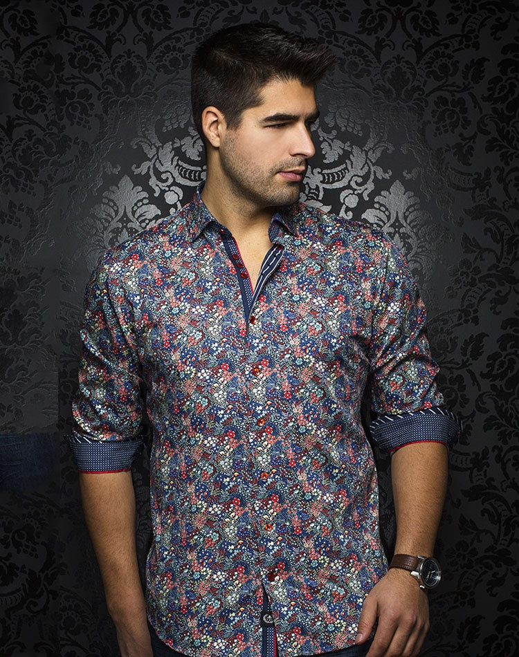 Camisa Au Noir manga larga