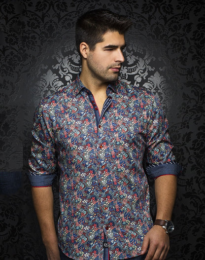 Camisa Au Noir manga larga