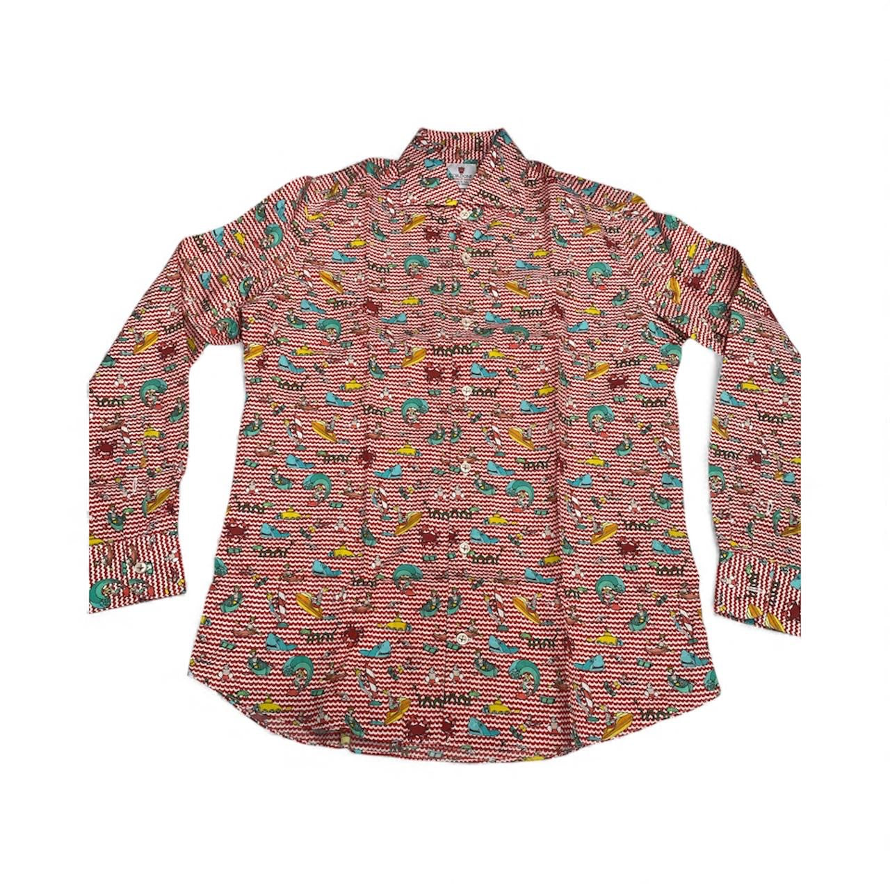 Camisa Cordone sartoria su misura manga larga