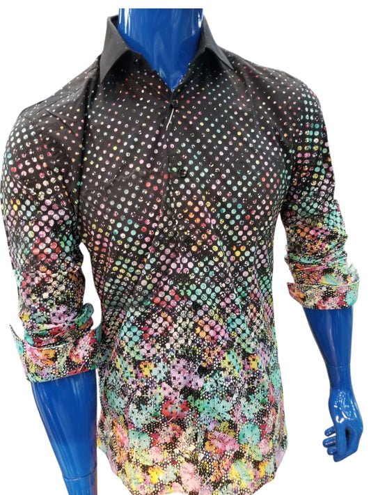Camisa Bertigo manga larga