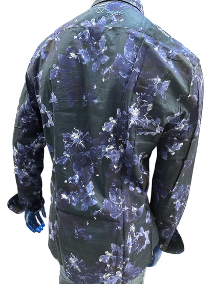 Camisa desigual manga larga