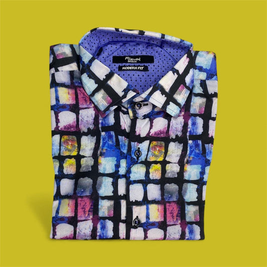 Camisa Mizumi Couture manga larga