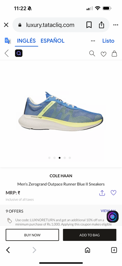 Tenis Cole Haan zerogrand C34927