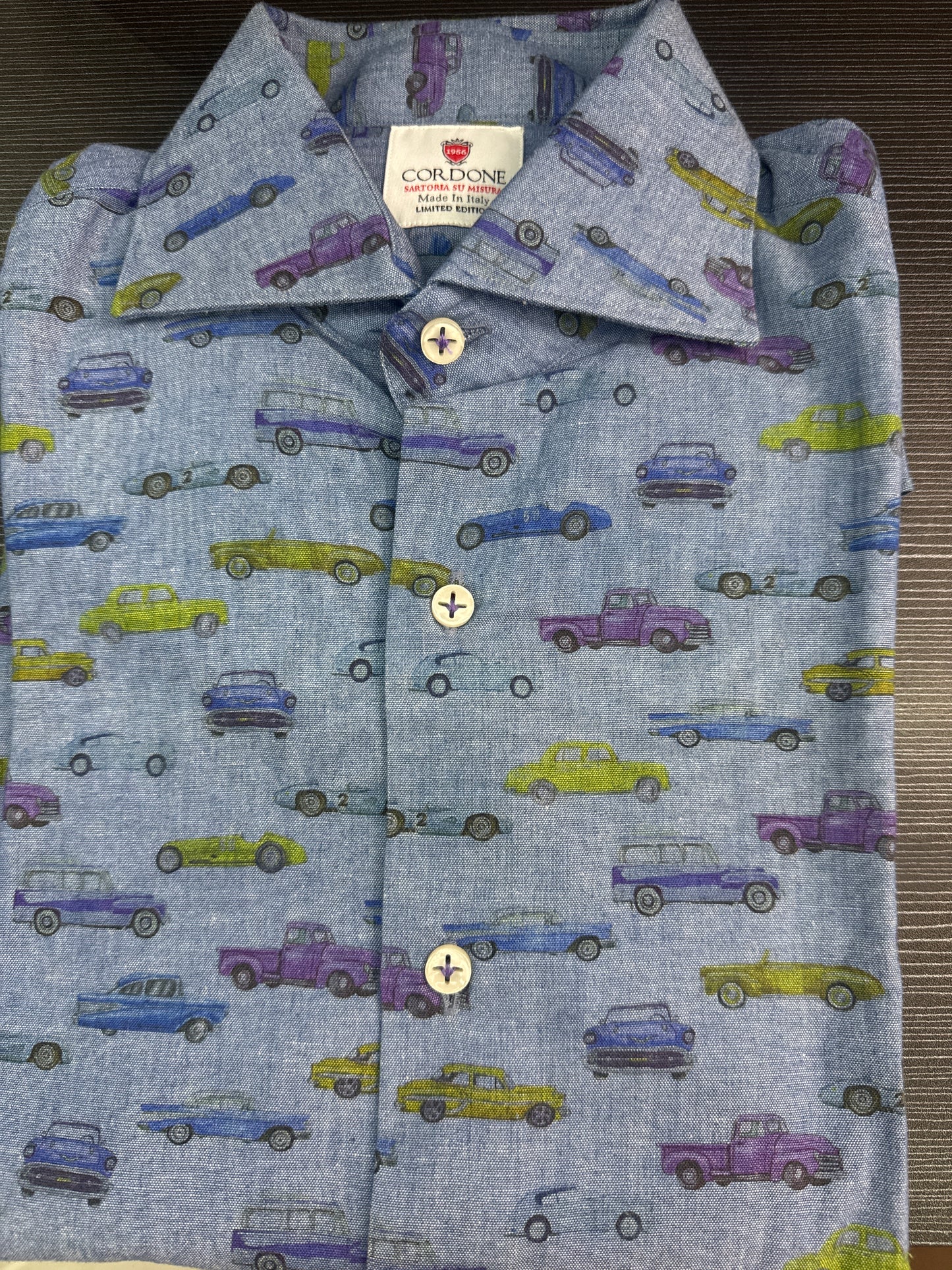 Camisa Cordone Sartoria su Misura manga larga