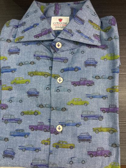 Camisa Cordone Sartoria su Misura manga larga