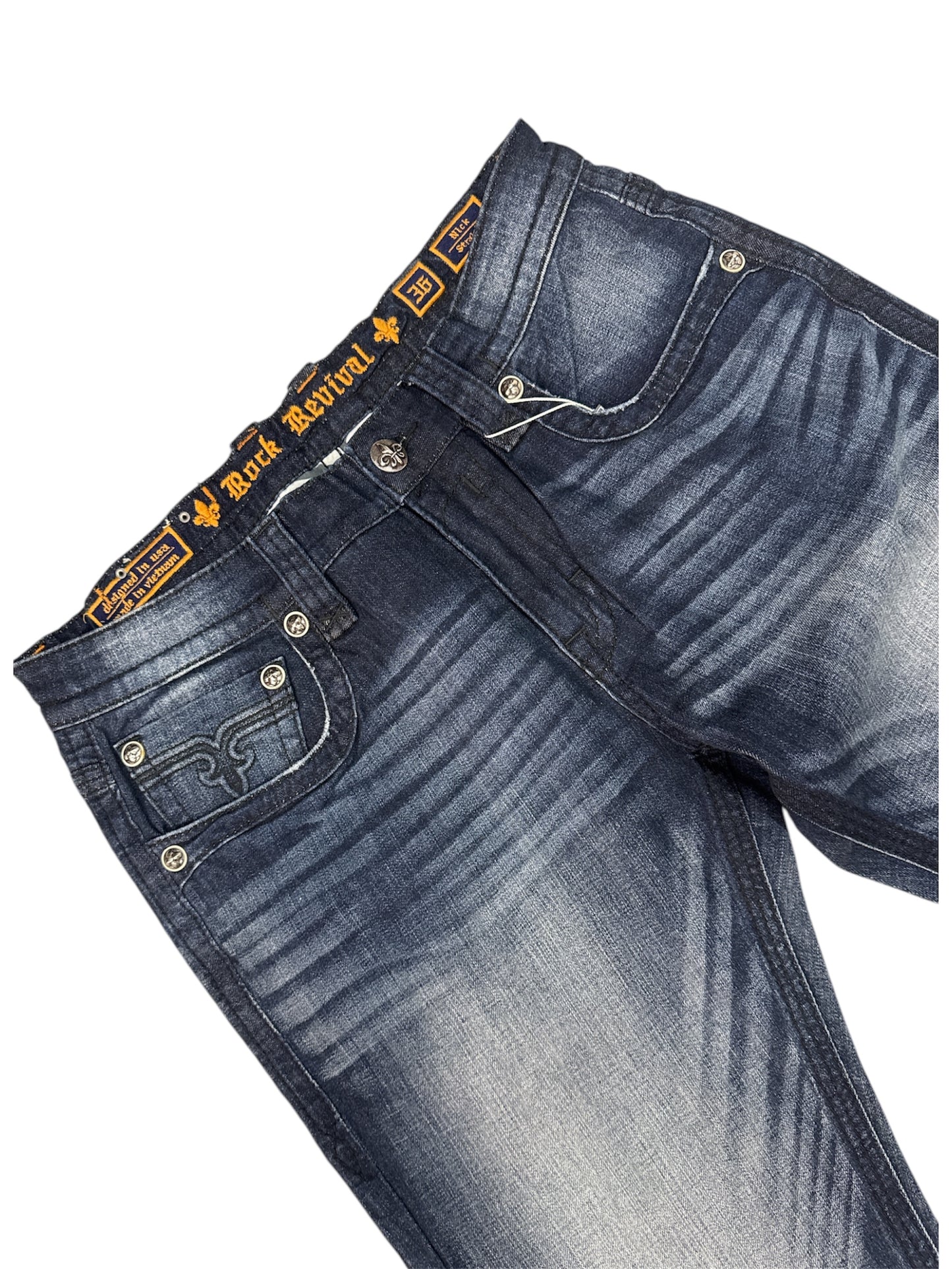 Jeans Rock Revival straight Nick 36