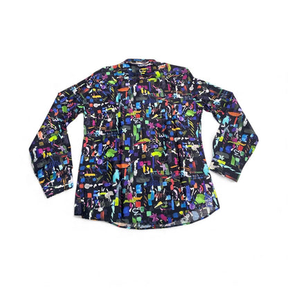 Camisa Au Noir manga larga