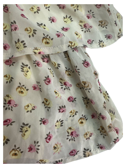 Vestido Doe & Rae Beige floral S