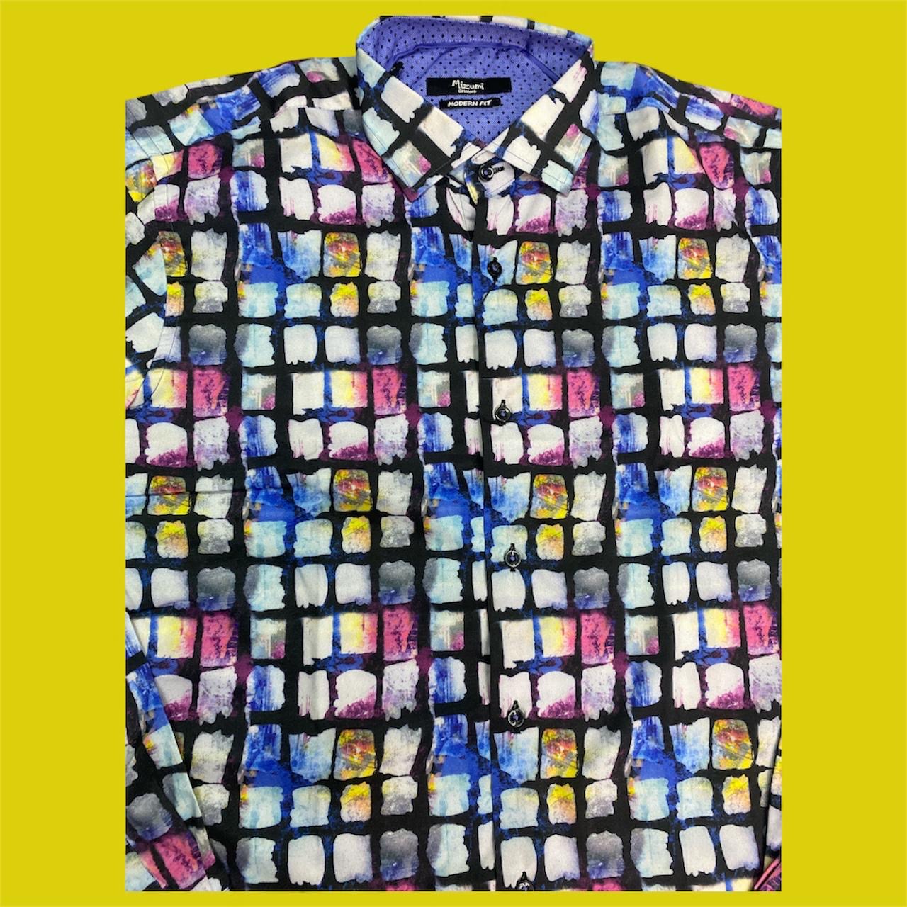 Camisa Mizumi Couture manga larga