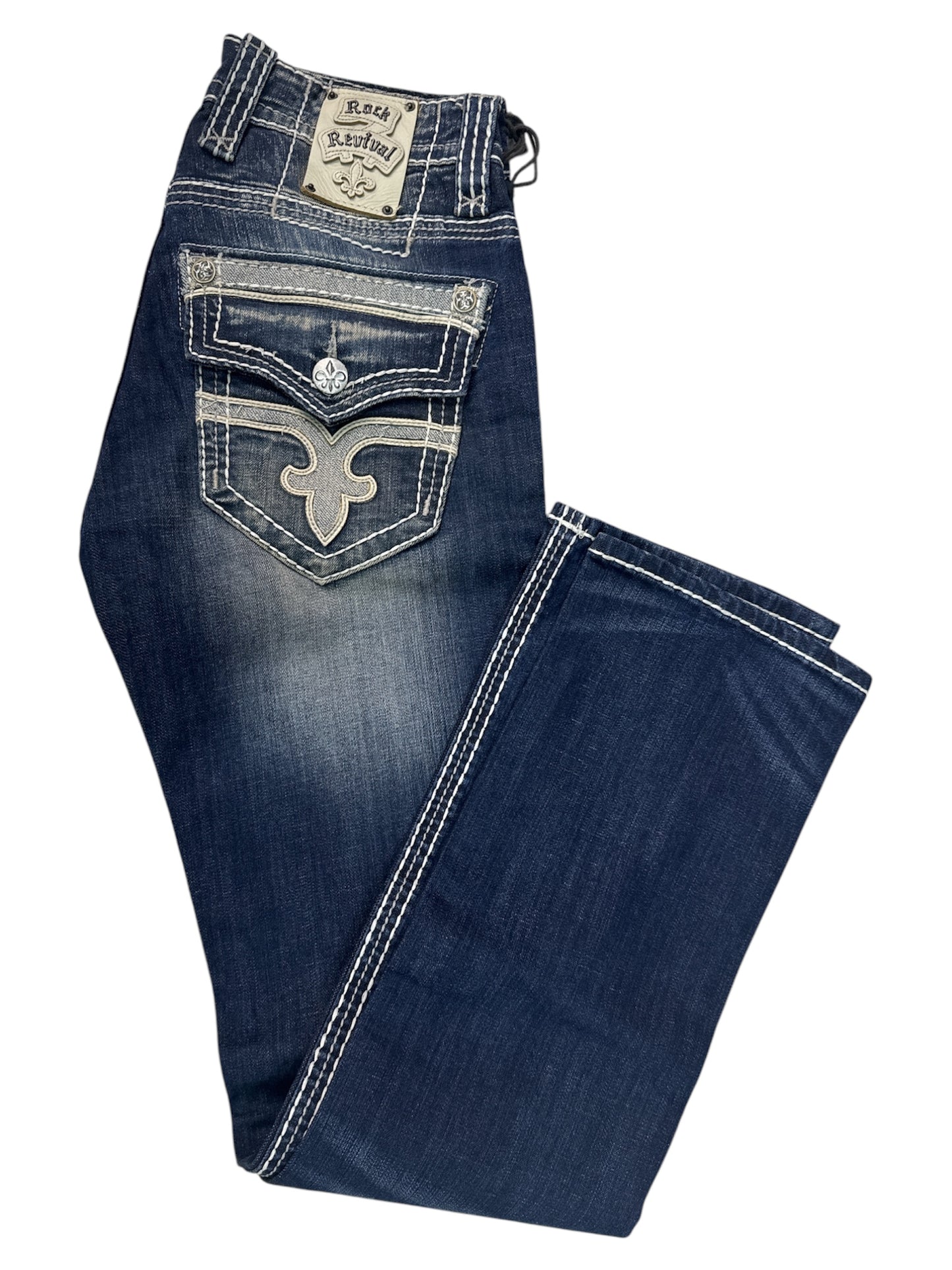 Jeans Rock Revival Mens Chris Straight