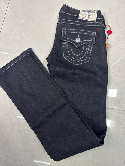 Jeans True Religion Body Rinse straight wflps Big T grey plum