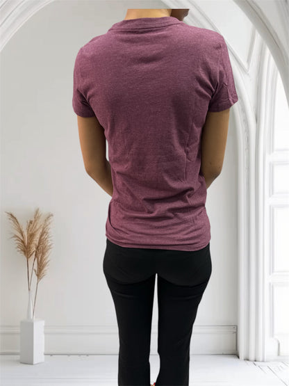 T-shirt Aeropostale red wine