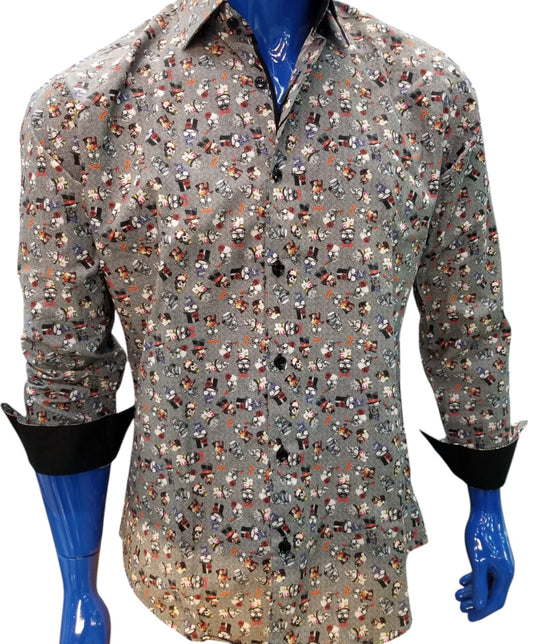 Camisa Jared Lang manga larga