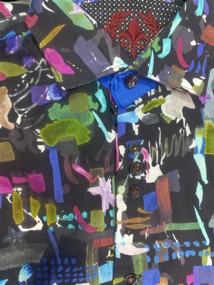 Camisa Au Noir manga larga