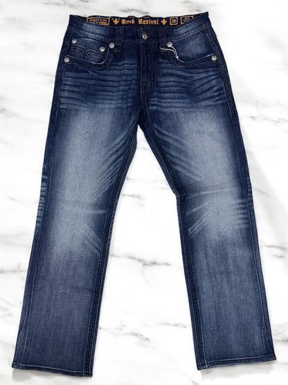 Jeans Rock Revival straight Nick 36